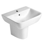 Chậu lavabo treo tường AMERICAN STANDARD WP-1511/WP-F712 Cygnet chân ngắn