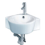 chau rua mat lavabo caesar lf5238 goc treo tuong