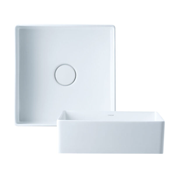 chau rua mat lavabo caesar lf5252 dat ban