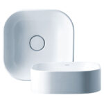 chau rua mat lavabo caesar lf5256 dat ban