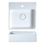 chau rua mat lavabo caesar lf5257 dat ban