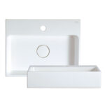 chau rua mat lavabo caesar lf5259 dat ban