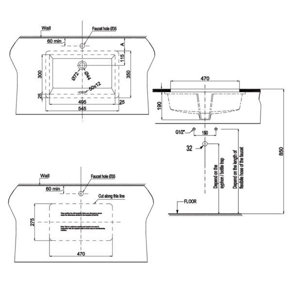 chau rua mat lavabo hafele sapporo 545 58879014 am ban 2