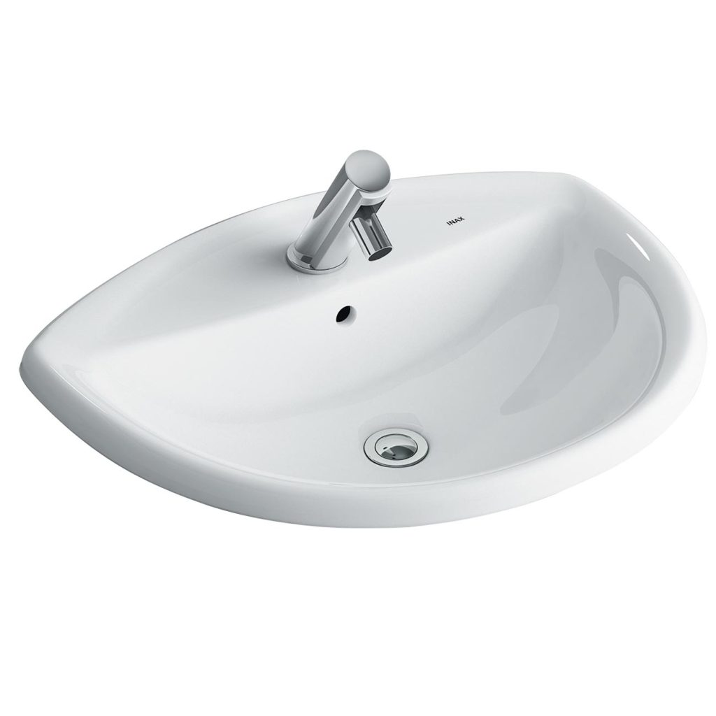 chau rua mat lavabo inax al 2396v duong vanh aqua ceramic