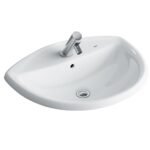 chau rua mat lavabo inax al 2396v duong vanh aqua ceramic