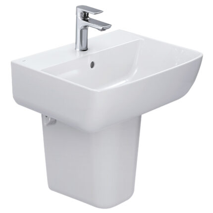 Chậu lavabo treo tường INAX L-312V L-298VC chân lửng