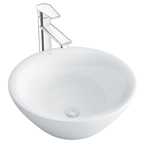 chau rua mat lavabo inax al 445v dat ban aqua ceramic 11