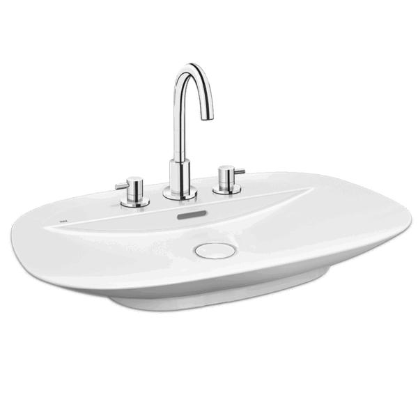 chau rua mat lavabo inax al s640v dat ban aqua ceramic