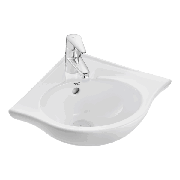 Chậu lavabo treo tường INAX L-281V góc