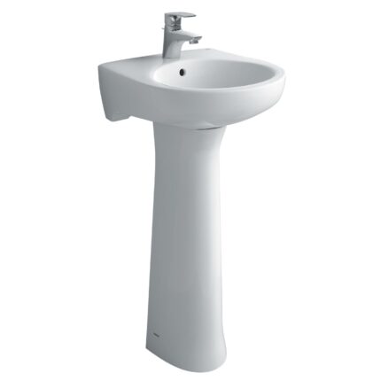 Chậu lavabo treo tường INAX L-282V L-284VD chân dài
