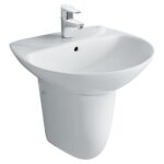 Chậu lavabo treo tường INAX L-285V L-288VC chân lửng