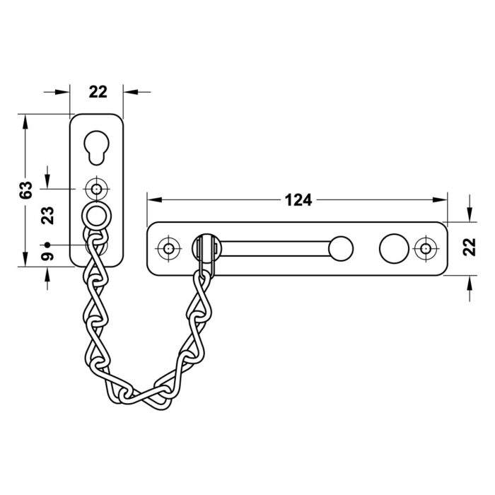 chot khoa cua xich hafele 48971560 48971561 2