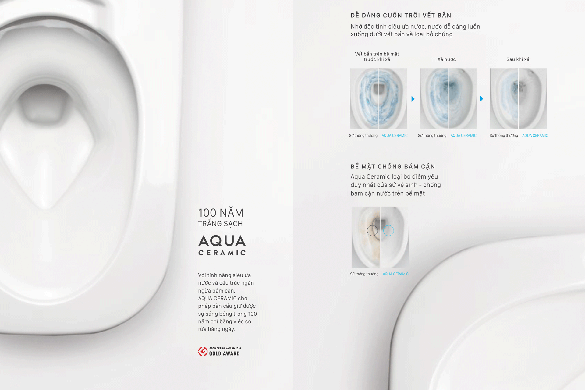 Bồn cầu 1 khối INAX AC-1052VN Aqua Ceramic Nắp Êm - vuathietbi.com