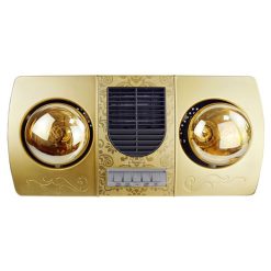 Đèn sưởi Kottmann K2B-HW-G K2BHWG treo tường 2 bóng thổi gió nóng