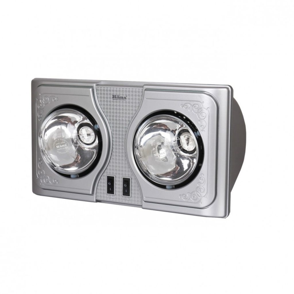 Đèn sưởi Hans H2B treo tường 2 bóng