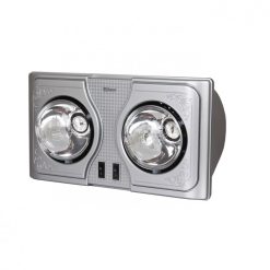 Đèn sưởi Hans H2B treo tường 2 bóng