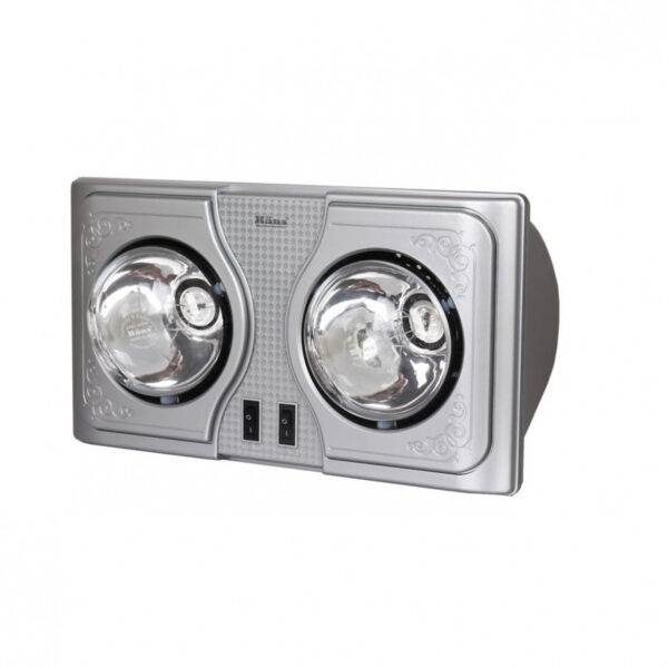 Đèn sưởi Hans H2B treo tường 2 bóng