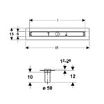 ga thoat san hafele 58853923 100cm 2