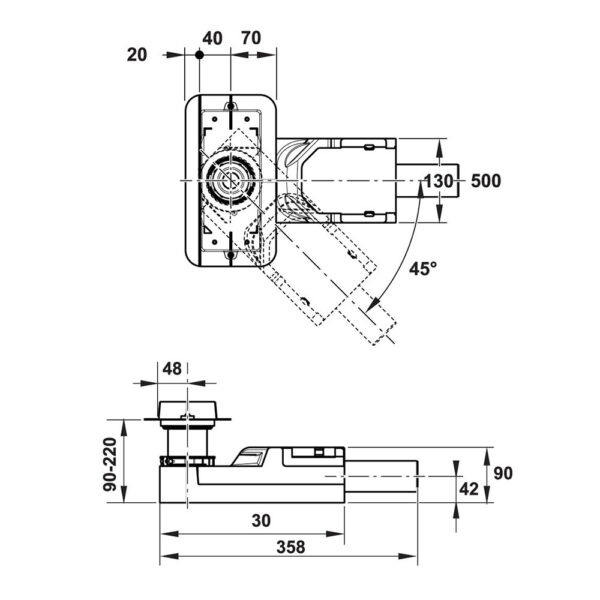 ga thoat san hafele cleanline20 58853929 2