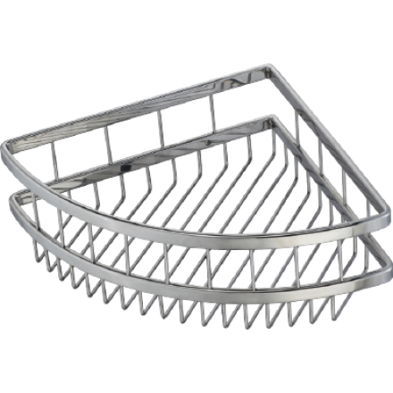 Kệ nhà tắm CAESAR ST823V góc inox 1 tầng