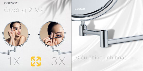 guong phong tam caesar m763 300x280x220mm