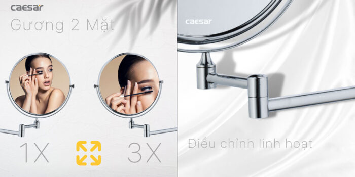 guong phong tam caesar m763 300x280x220mm