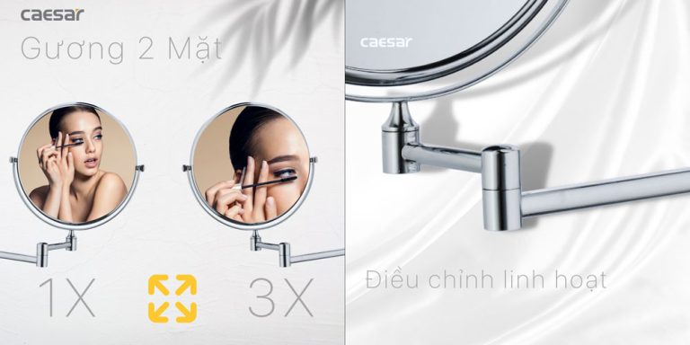 guong phong tam caesar m763 300x280x220mm