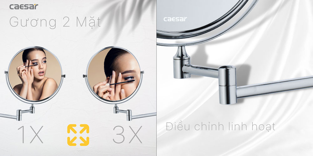 guong phong tam caesar m763 300x280x220mm