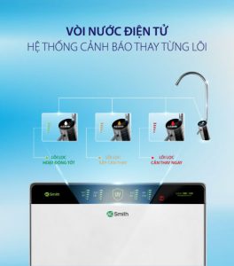 Hệ thống cảnh báo điện tử Máy lọc nước A.O.Smith AR75-U2