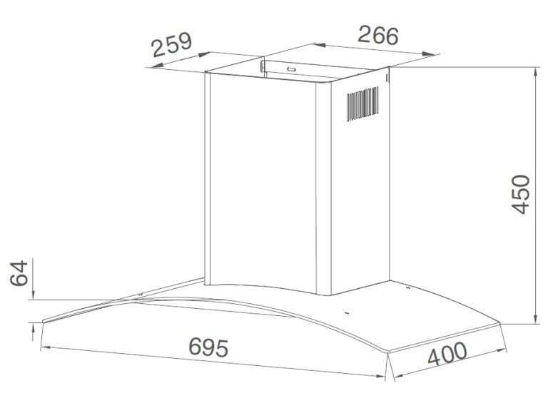 hut mui kinh cong feuer h26 feuer bep tu chuan duc