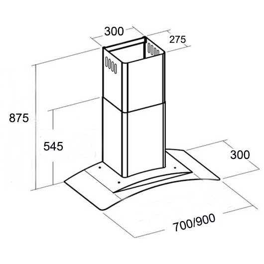 hut mui kinh cong kocher k 8970 bep eu thiet bi bep chau au