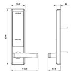 khoa dien tu hafele el7200 tc 91205714 91205715 2