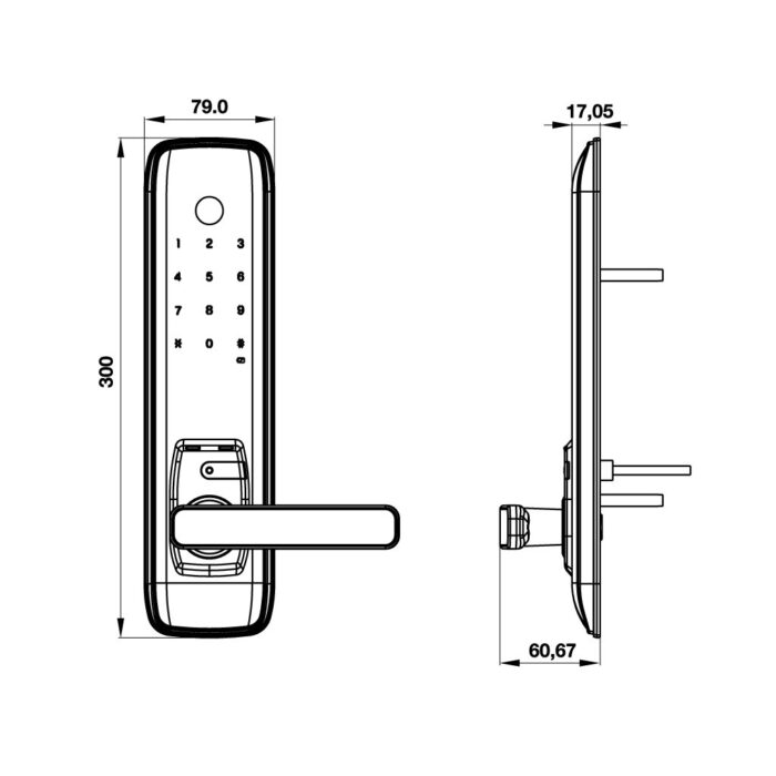 khoa dien tu hafele el7800 tcs 91205763 3