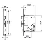 khoa dien tu hafele el9500 tcs 91205353 91205315 3