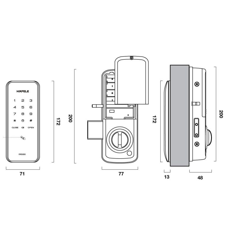 khoa dien tu hafele er5000 91205318 2