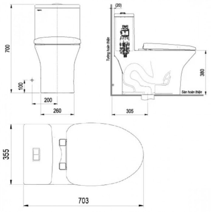 kich thuoc bon cau 1 khoi viglacera v700 vg700