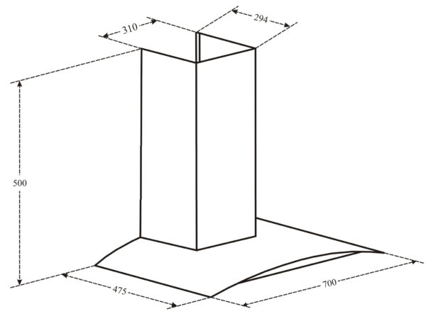 kich thuoc may hut mui canzy cz tb70 70cm kinh cong