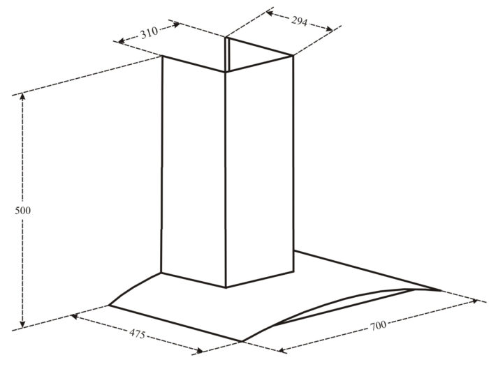 kich thuoc may hut mui canzy cz tb70 70cm kinh cong
