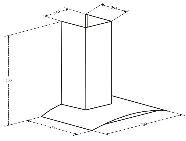 kich thuoc may hut mui canzy cz tb70 70cm kinh cong