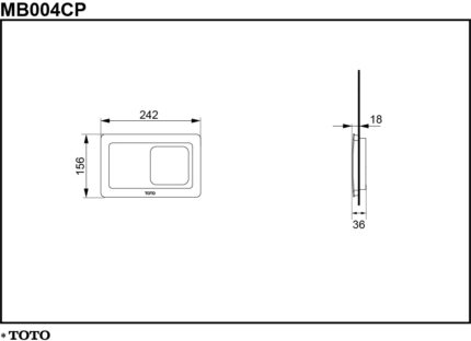 kich thuoc nap day van xa nhan toto mb004cpr