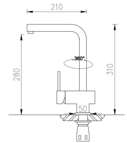 kich thuoc voi rua rosler rl 902