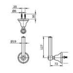 lo giay ve sinh du phong toto tx722ac 2