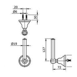 lo giay ve sinh du phong toto tx722ac 2
