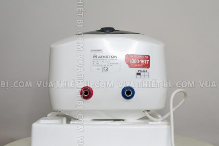 mat day binh nong lanh ariston andris an lux 6 ue cap duoi bep 6l lit gian tiep