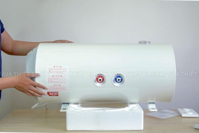 mat day binh nong lanh ariston pro r sh 30 40 50 80 100 lit ngang gian tiep