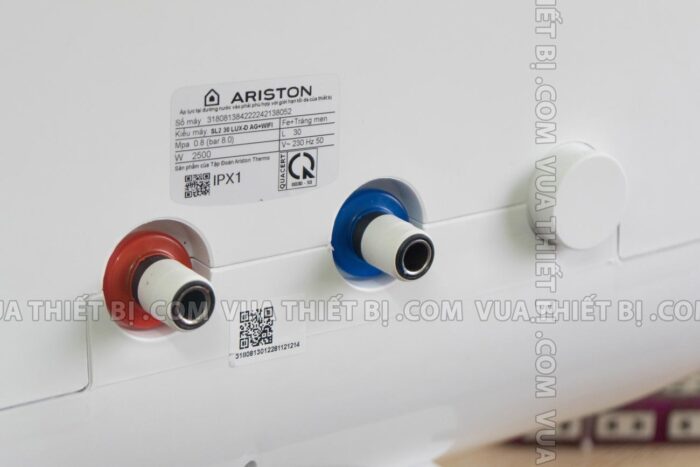 mat day binh nong lanh ariston sl2 lux d wifi 20 30 lit 2