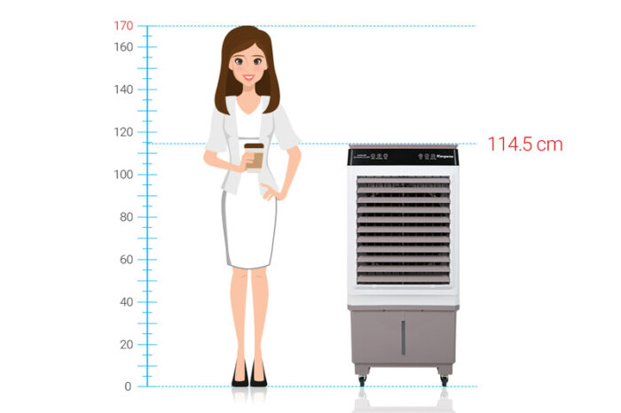 mau ma gon dep tien dung quat dieu hoa kangaroo kg50f79