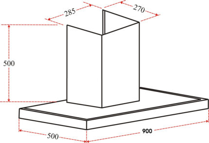 may hut mui canzy cz b09 pro max 90cm chu t