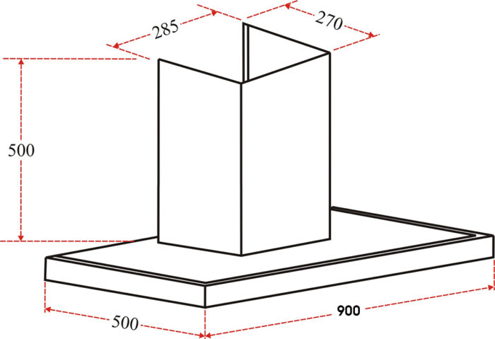 may hut mui canzy cz b09 pro max 90cm chu t