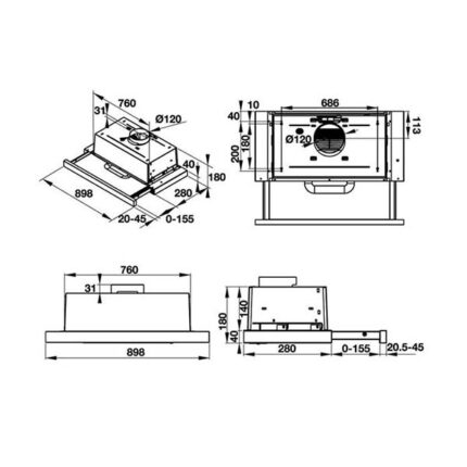 may hut mui hafele hh ti90d 53981